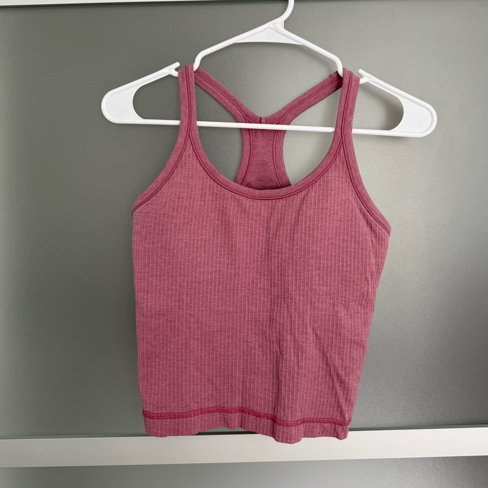 Lululemon Ebb To The Street Cropped Tank